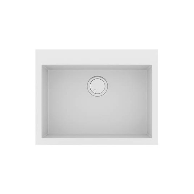 Kitchen Sink Ultra Granite 809 60x50cm Bianco	