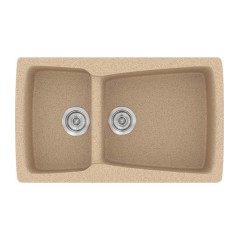 Νεροχύτης Κουζίνας Classic 320 79×50cm Granite Beige