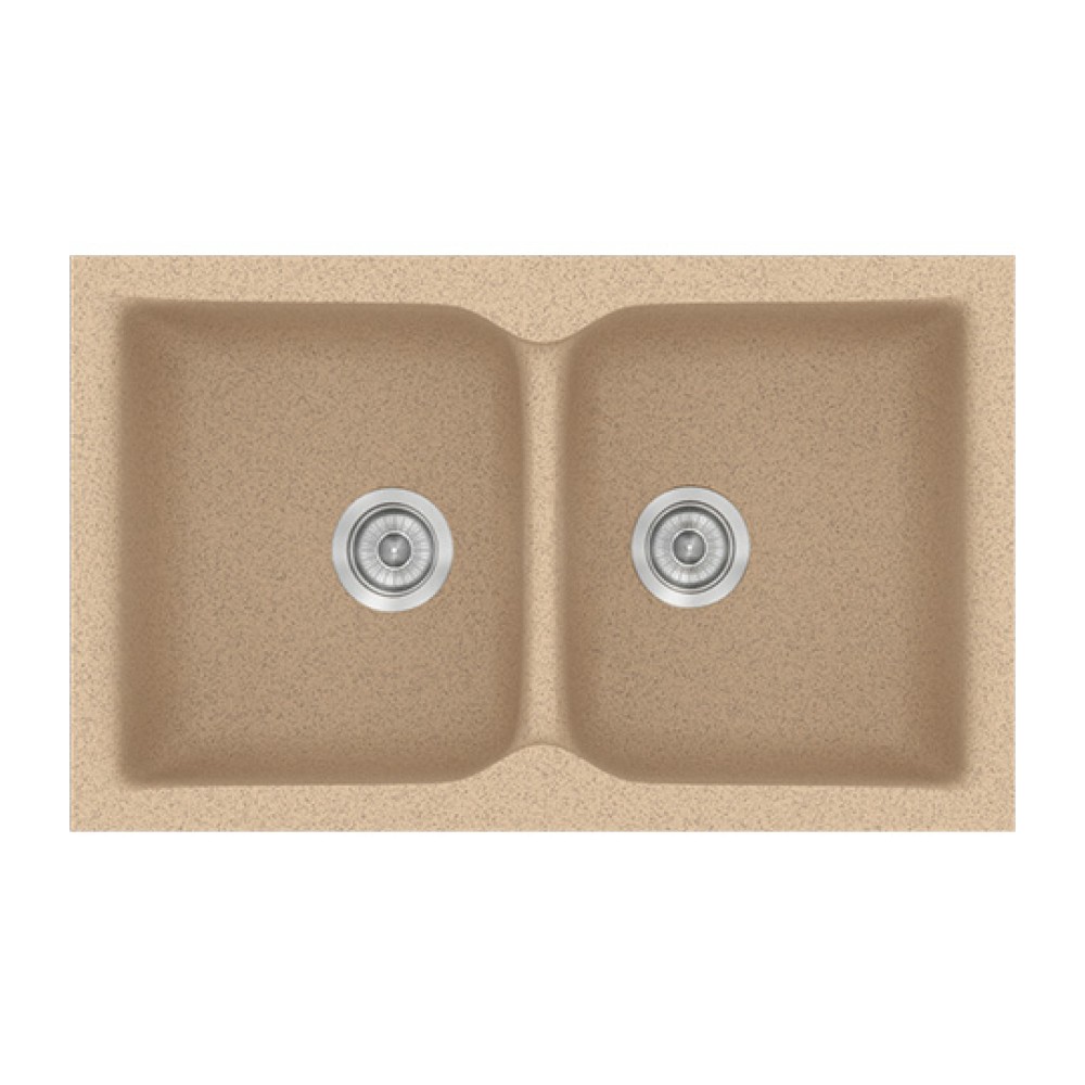 Νεροχύτης Κουζίνας Classic 322 81×50cm Granite Beige