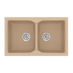 Νεροχύτης Κουζίνας Classic 322 81×50cm Granite Beige
