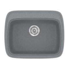 Νεροχύτης Κουζίνας Classic 313 58×50cm Metallic Silver