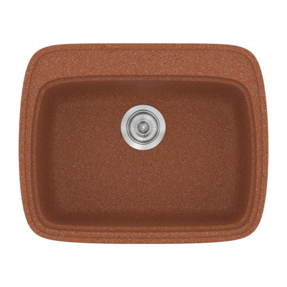 Νεροχύτης Κουζίνας Classic 313 58×50cm Granite Terracotta
