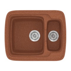 Νεροχύτης Κουζίνας Classic 314 60×51cm Granite Terracotta