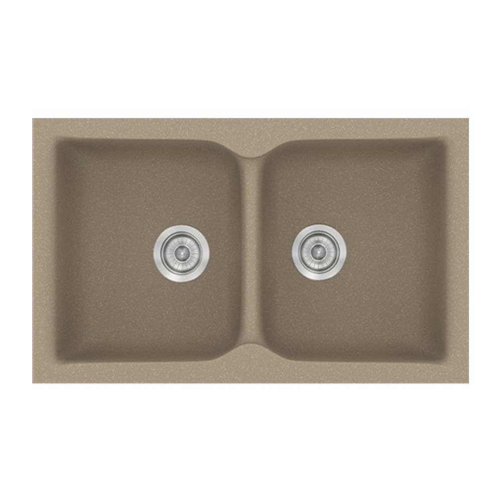 Νεροχύτης Κουζίνας Classic 322 81×50cm Granite Taupe