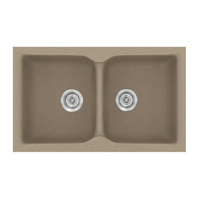 Νεροχύτης Κουζίνας Classic 322 81×50cm Granite Taupe