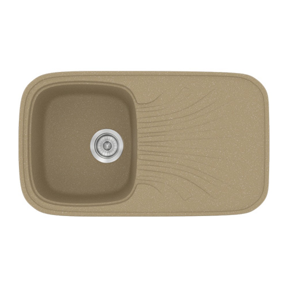Νεροχύτης Κουζίνας Classic 315 82×50cm Metallic Cream