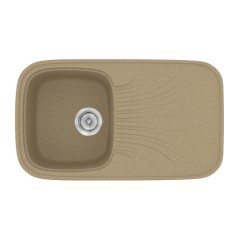Νεροχύτης Κουζίνας Classic 315 82×50cm Metallic Cream