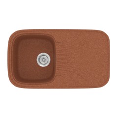 Νεροχύτης Κουζίνας Classic 315 82×50cm Granite Terracotta