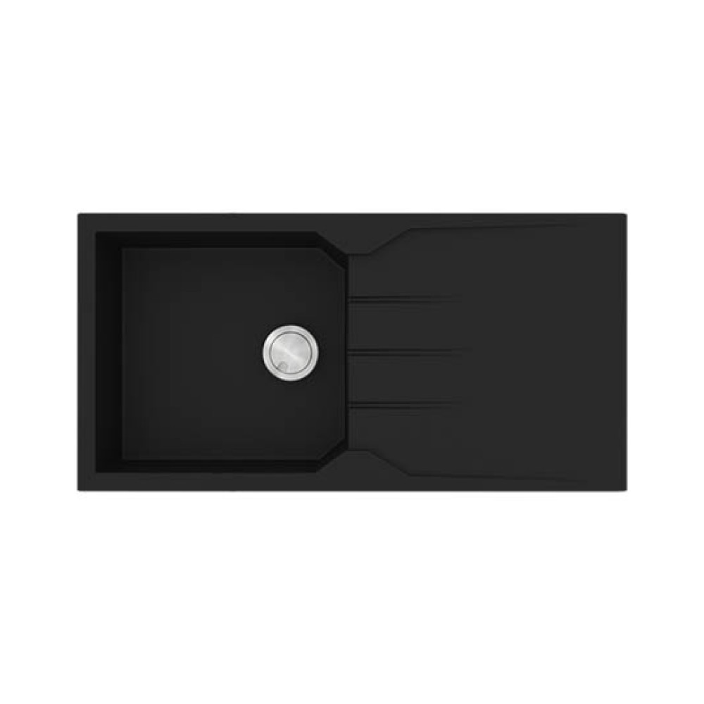 Νεροχύτης Κουζίνας Ultra Granite 811 100x50cm Nero Νεροχύτης Κουζίνας Ultra Granite 811 100x50cm Nero