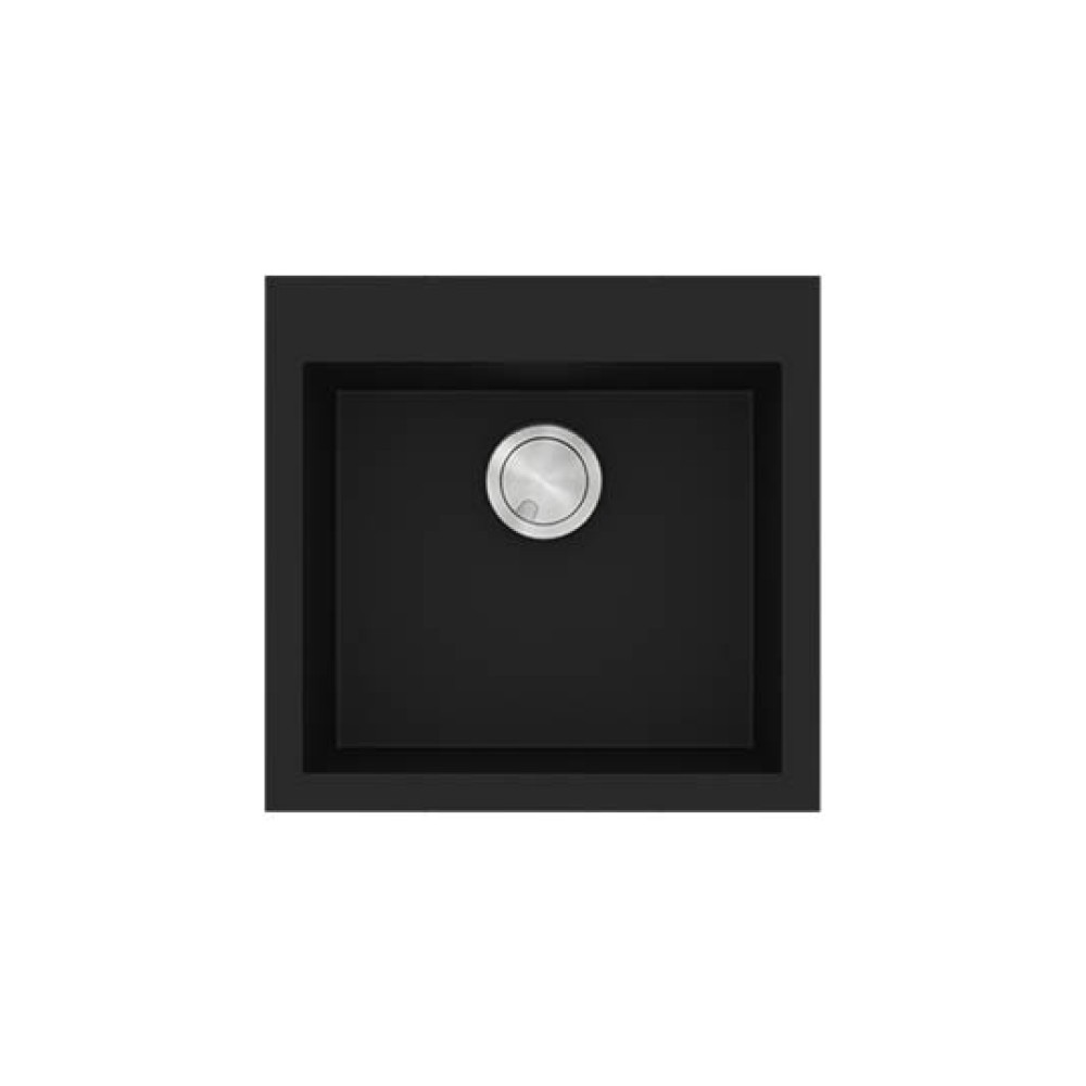 Νεροχύτης Κουζίνας Ultra Granite 816 50x50cm Nero Νεροχύτης Κουζίνας Ultra Granite 816 50x50cm Nero