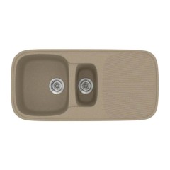 Νεροχύτης Κουζίνας Classic 301 97x50cm Granite Taupe