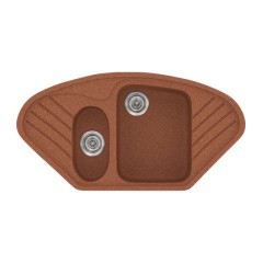 Νεροχύτης Κουζίνας Classic 302 96x51cm Granite Terracotta