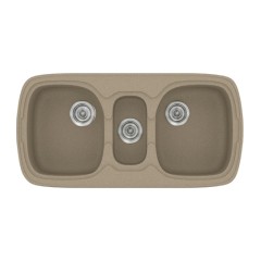 Νεροχύτης Κουζίνας Classic 303 96x51cm Granite Taupe