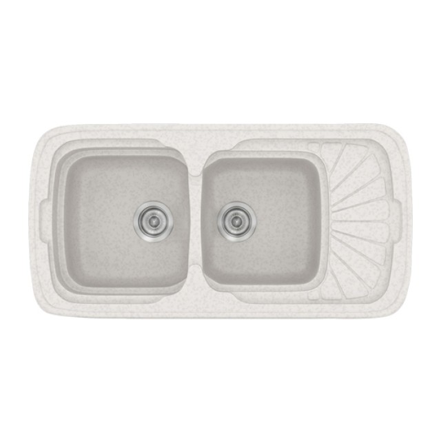 Kitchen Sink Classic 304 96x51cm Metallic Ice