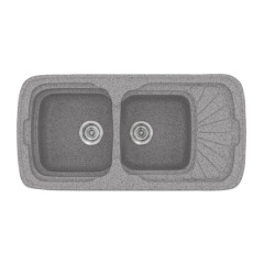 Νεροχύτης Κουζίνας Classic 304 96x51cm Granite Grey