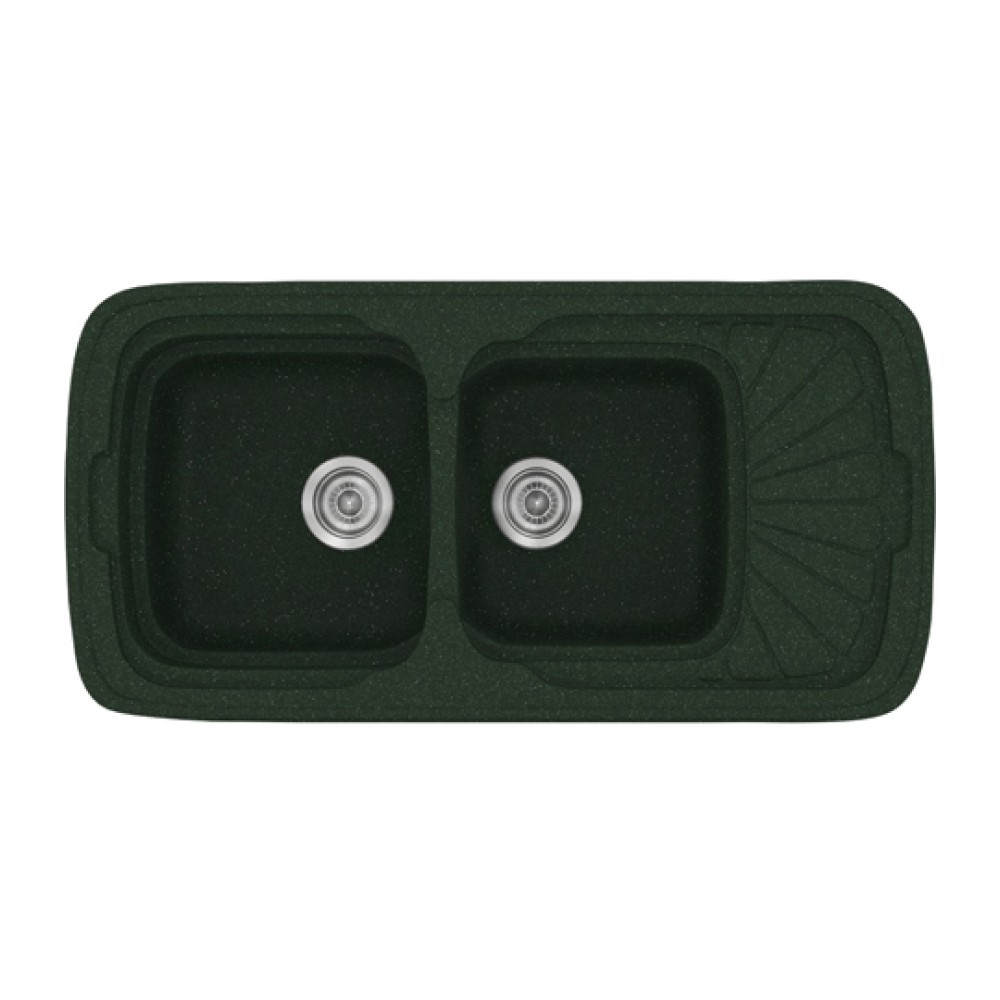 Νεροχύτης Κουζίνας Classic 304 96x51cm Granite Green