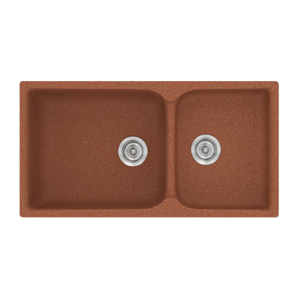 Νεροχύτης Κουζίνας Classic 307 92x51cm Granite Terracotta