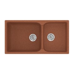 Νεροχύτης Κουζίνας Classic 307 92x51cm Granite Terracotta