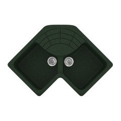 Νεροχύτης Κουζίνας Classic 310 83x83x50cm Granite Green