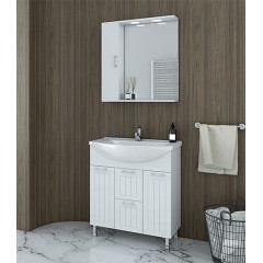 Σετ Μπάνιου Ritmo White 75cm Σετ Μπάνιου Ritmo White 75cm