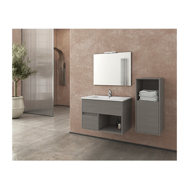 Σετ Μπάνιου Sorrento Cement 75cm