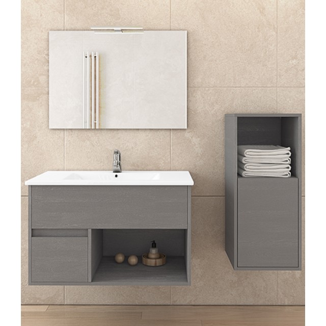 Σετ Μπάνιου Sorrento Cement 75cm