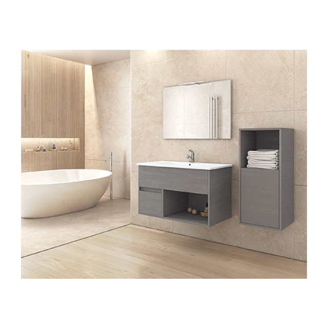 Σετ Μπάνιου Sorrento Cement 85cm