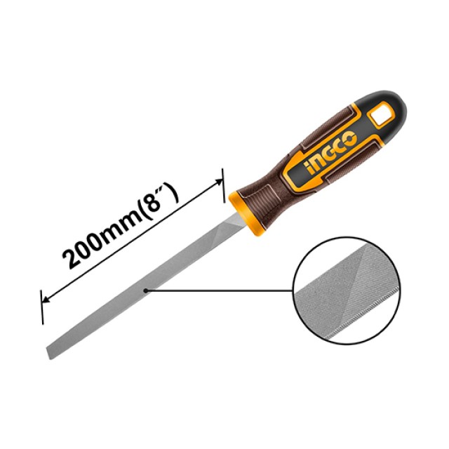 Λίμα Σιδήρου Πλατιά 20cm Ingco
