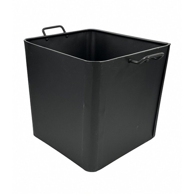 Metal Wood Bucket with Handles 42x40x40cm