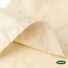 Πανί Σκίασης Oxford Τετράγωνο Αδιάβροχο Εκρού 3x3m Grasher