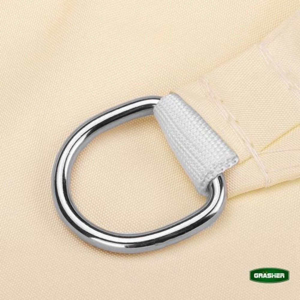 Πανί Σκίασης Oxford Ορθογώνιο Αδιάβροχο Εκρού 3x4m Grasher