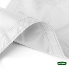 Πανί Σκίασης Oxford Τετράγωνο Αδιάβροχο Λευκό 5x5m Grasher