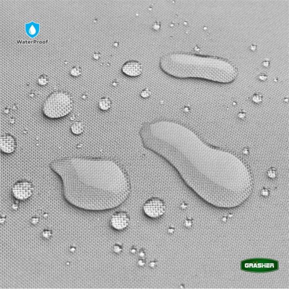 Πανί Σκίασης Oxford Τρίγωνο Αδιάβροχο Γκρι 5x5x5m Grasher