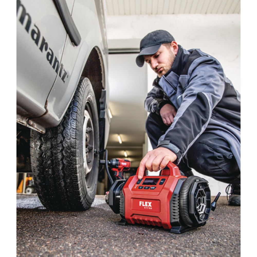 Αεροσυμπιεστής Μπαταρίας & Αυτοκινήτου CI 11 18.0/12 V Flex SOLO