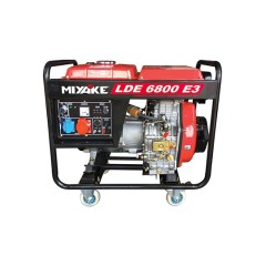 Γεννήτρια Βενζίνης Τροχήλατη LDE 6800 E3 Miyake 6.8kVA με Χειρόμιζα & Ηλεκτρική Εκκίνηση