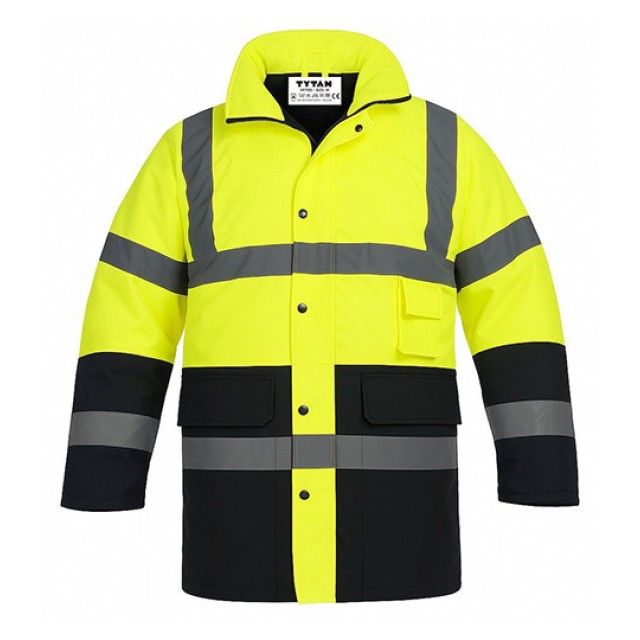 Two-Tone High-Visibility Work Jacket Tytan Cresman M
