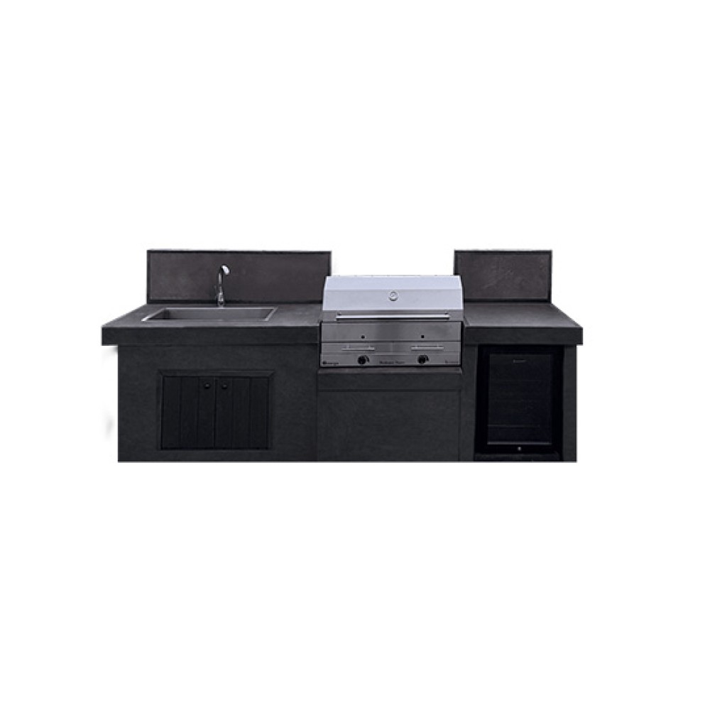 Σύνθεση Ψησταριάς Υγραερίου Κήπου ΑΚ-352 2.65m