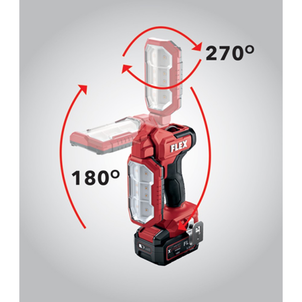 Προβολέας Εργασίας LED Μπαταρίας WL 1000 18.0 Flex SOLO