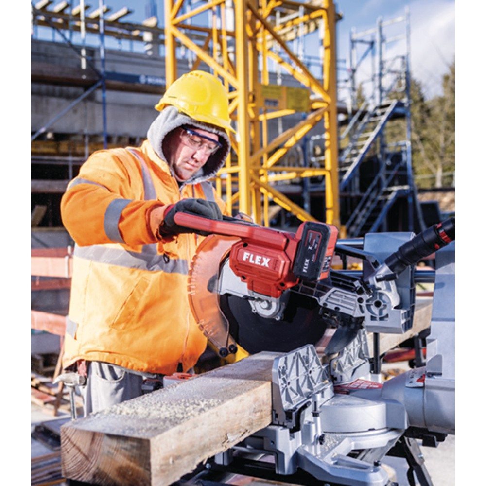 Φαλτσοπρίονο Radial Διπλής Κοπής Μπαταρίας SMS 305 18-EC Flex SOLO