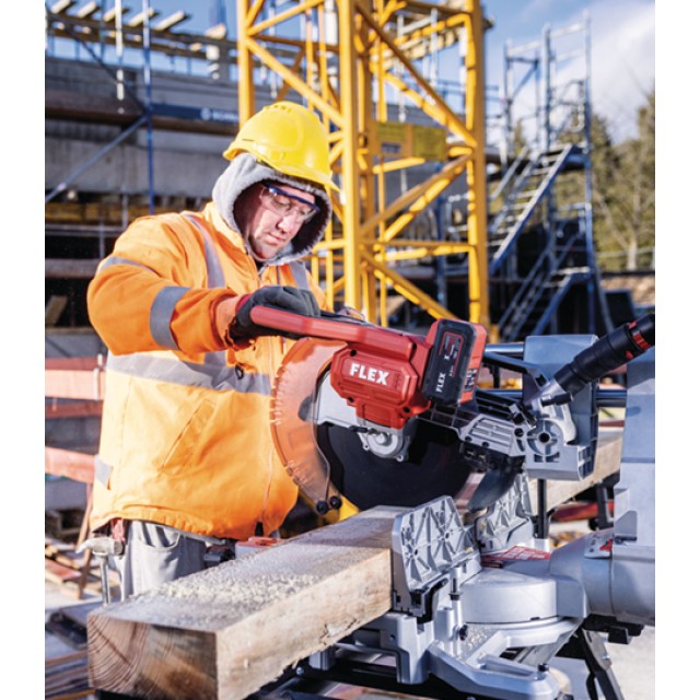 Φαλτσοπρίονο Radial Διπλής Κοπής Μπαταρίας SMS 305 18-EC Flex SOLO