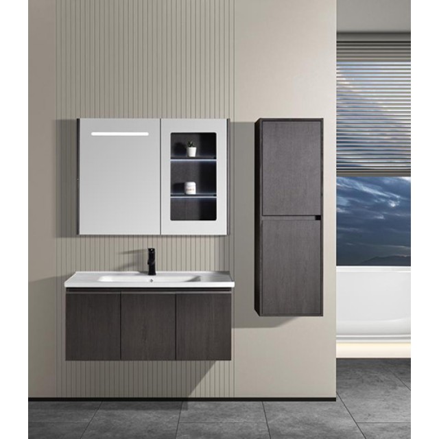  Lavare Grey Bathroom Vanity Set 100cm