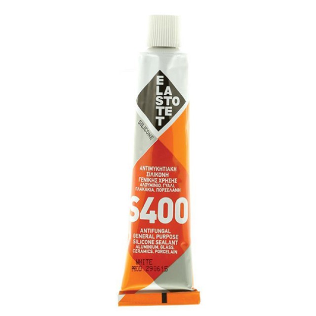 Σιλικόνη Γενικής Χρήσης S-400 Διάφανη 80gr Elastotet