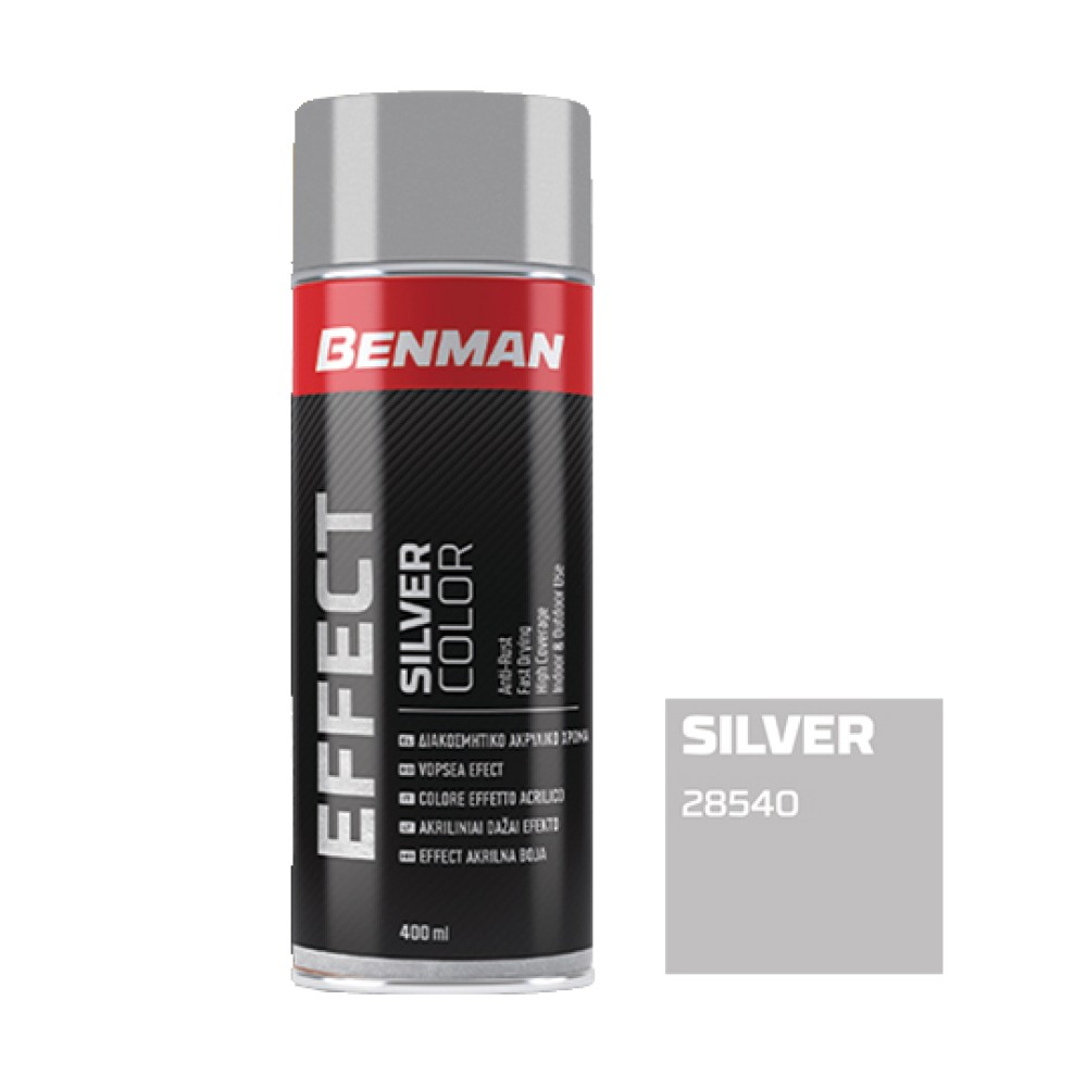 Effect Acrylic Color Spray Silver 400ml
