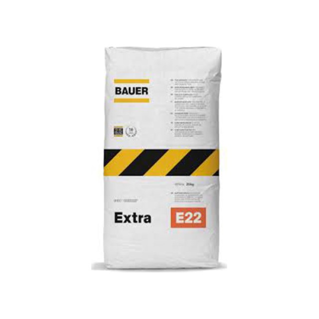 Κόλλα Πλακιδίων Extra E22 25kg Bauer