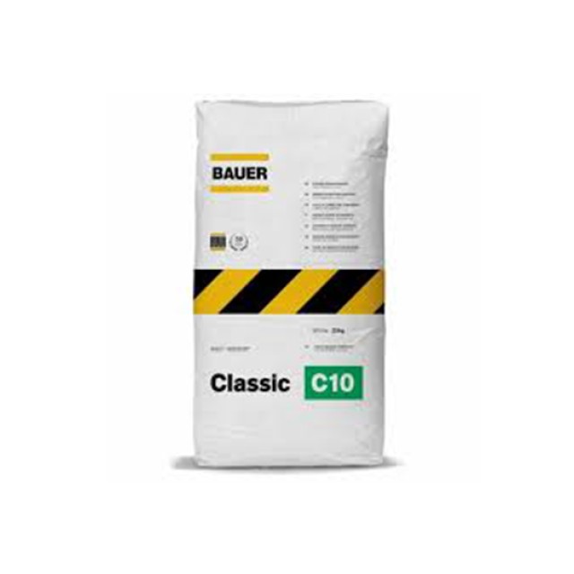 Κόλλα Πλακιδίων Classic C10 25kg Bauer