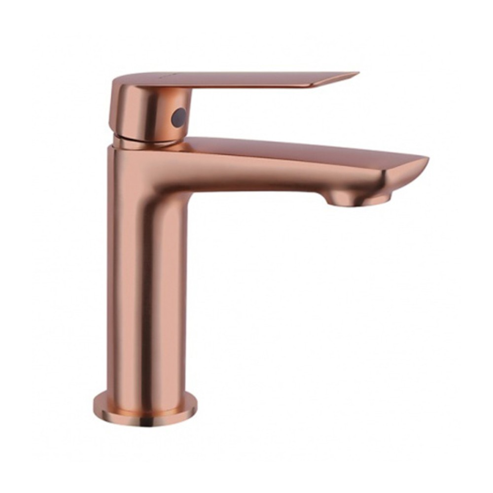 Μπαταρία Νιπτήρα Rose Gold με Βαλβίδα Pop-Up Sleek 9910RG Tema