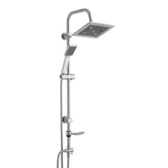 Στήλη Ντους Rain Quadro με Τηλέφωνο και Σαπουνοθήκη Tema