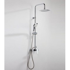 Μπαταρία Ντους Επεκτεινόμενη Roma Rain Bianco Tema