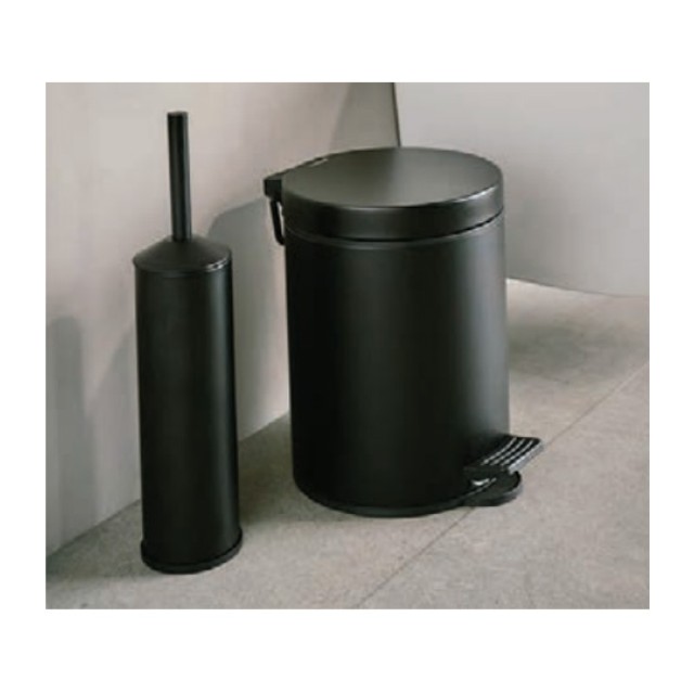 Πιγκάλ Δαπέδου Βαρέως Τύπου Black Matt Pyramid 369B-BL-W Tema