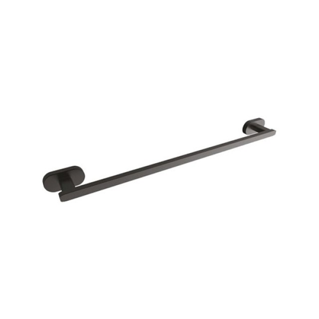 Πετσετοκρεμάστρα Μπάνιου 50cm Black Matt Planet PL18804N Tema